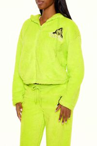 GREEN/MULTI The Grinch Embroidered Zip-Up Hoodie, image 4