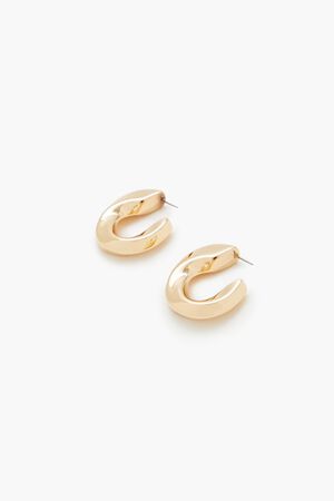 SILVER Twisted Hoop Earrings, image 2
