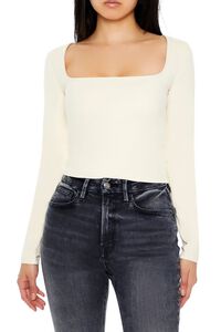 CREAM Sculpt Shape Square-Neck Top, image 6