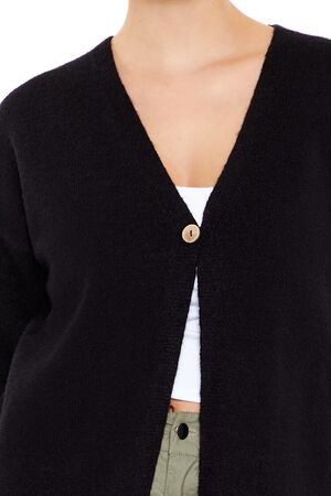 OLIVINE  Split-Hem Cardigan Sweater, image 3