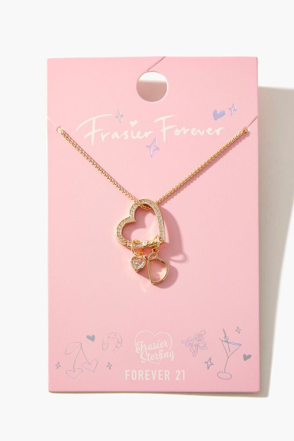 GOLD/D Frasier Sterling Initial Necklace, image 3