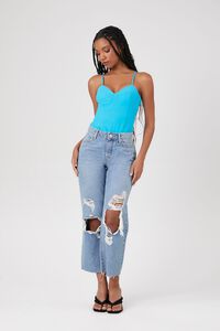 MARINA Satin Bustier Sweetheart Bodysuit, image 4