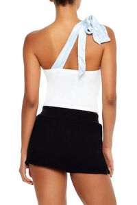 WHITE/MULTI Be Nice To Me Graphic Crop Top, image 5