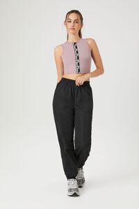 PURPLE Active 21 Graphic Crop Top, image 4