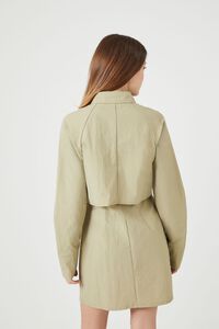 GREEN Utility Cargo Mini Dress, image 3