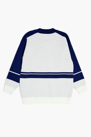 WHITE/MULTI Girls 6 Colorblock Pullover (Kids), image 2