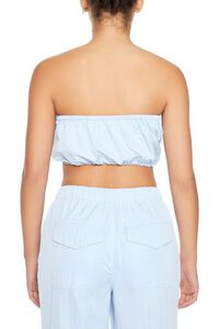 SKY BLUE Cargo Tube Crop Top, image 6