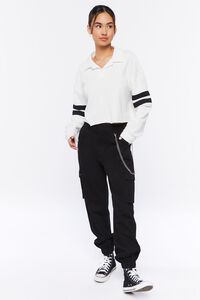BLACK Wallet Chain Cargo Joggers, image 1
