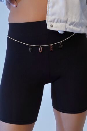 GOLD/CLEAR FUBU Belly Chain, image 1