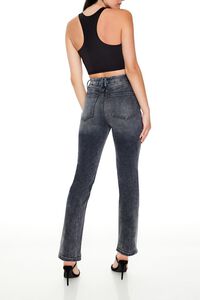 WASHED BLACK Curvy High-Rise Straight Jeans, image 4