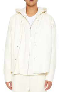 CREAM Cotton Curved-Hem Shirt, image 3