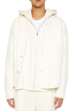 CREAM Cotton Curved-Hem Shirt, image 3