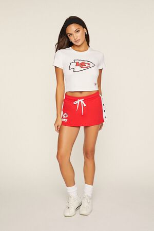 RED/MULTI Kansas City Chiefs Mini Skort, image 1