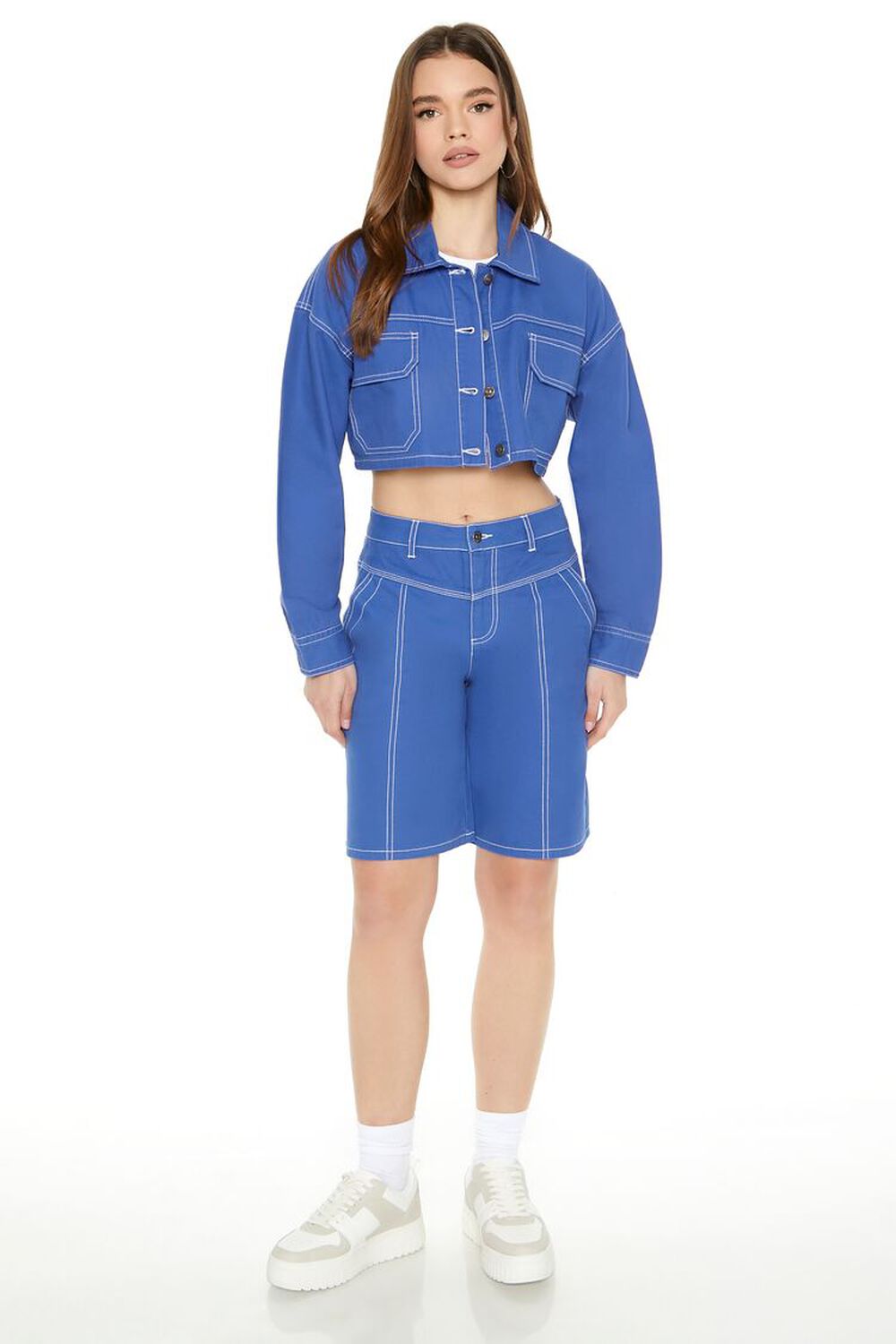 COBALT Bermuda Twill Shorts, image 1