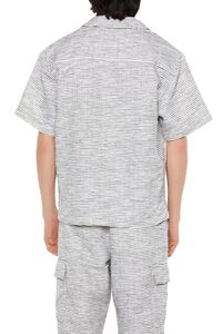 CREAM/MULTI Cropped Striped Shirt, image 5
