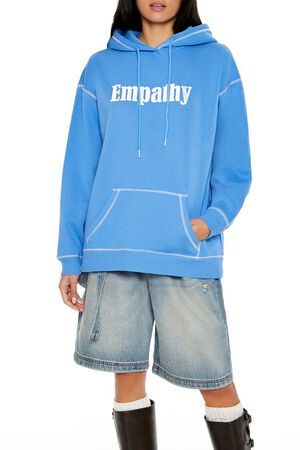 LIGHT BLUE/MULTI Empathy Fleece Hoodie, image 1