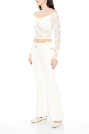 VANILLA Corduroy Mid-Rise Flare Pants, image 3