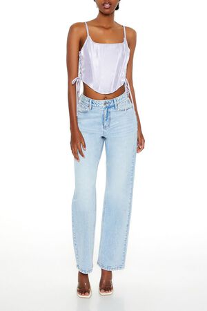 WISTERIA Lace-Up Corset Cami, image 2