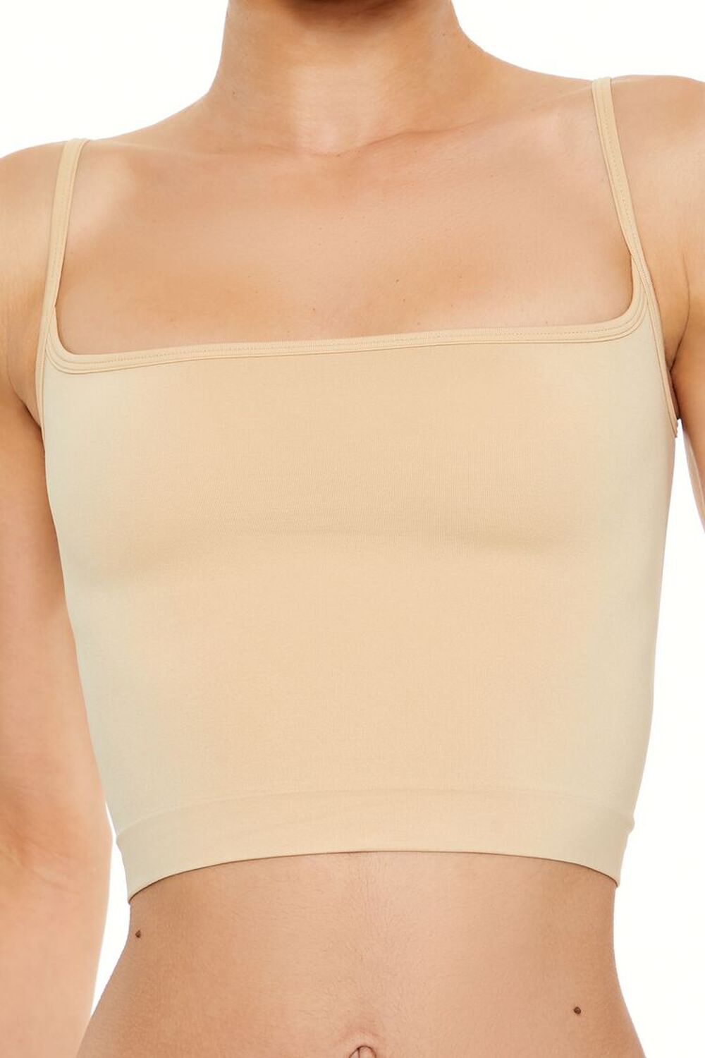 DESERT SAND Seamless Lingerie Cropped Cami, image 2