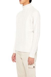 CREAM Cable Knit Turtleneck Sweater, image 3