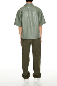 OLIVE Mid-Rise Drawstring Cargo Pants, image 4