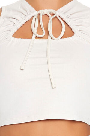 CREAM Cutout Crop Top, image 3