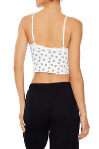 VANILLA/BLACK Seamless Teddy Bear Bralette, image 5