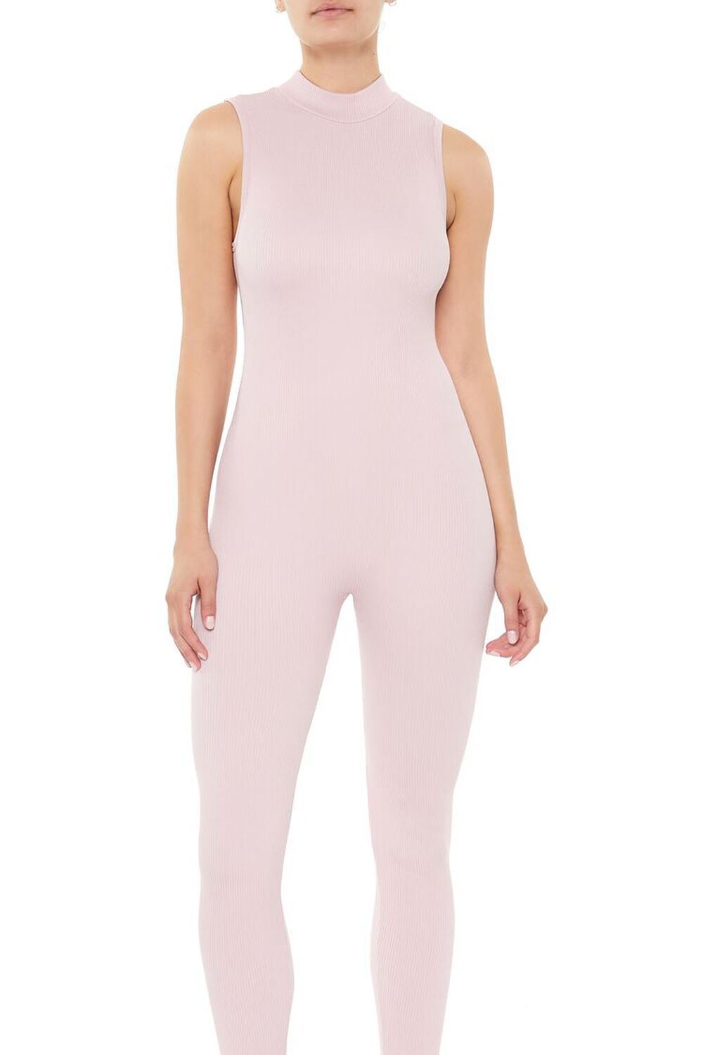 LILAC SHEEN Sleeveless Mock Neck Jumpsuit, image 2
