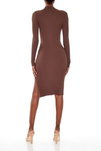 WALNUT Ribbed Knit Midi Sweater Dress, image 4