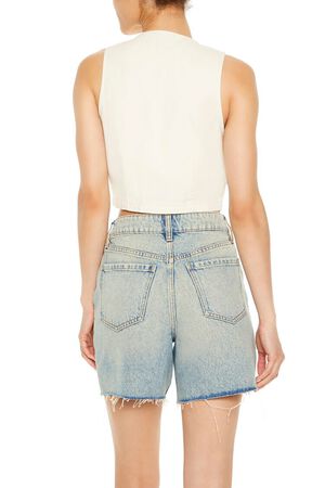 AVOCADO Cropped Twill Cargo Vest, image 3