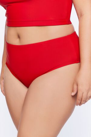 HIGH RISK RED Plus Size Cheeky Bikini Bottoms, image 3