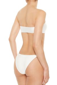 WHITE High-Leg Bikini Bottoms, image 6
