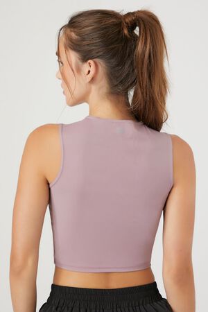 PURPLE Active 21 Graphic Crop Top, image 3
