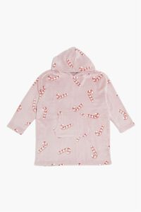 PINK/MULTI Girls Candy Cane Pajama Dress (Kids), image 1