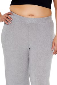 HEATHER GREY Plus Size High-Rise Wide-Leg Pants, image 5