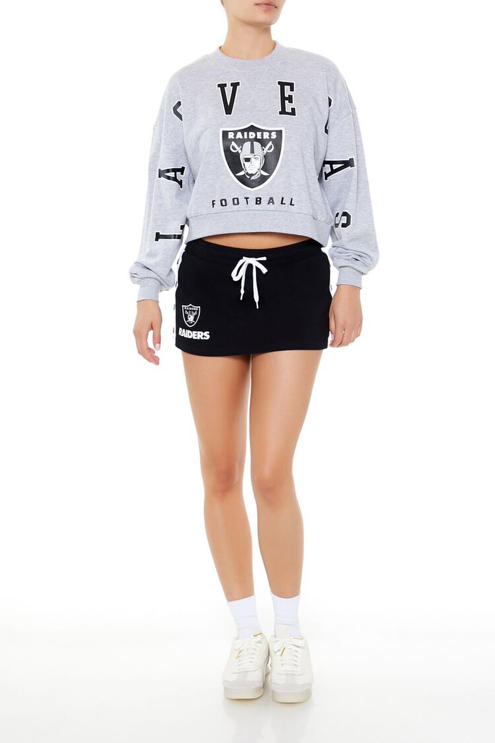 BLACK/MULTI Las Vegas Raiders Skort, image 1