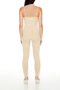 OATMEAL Fitted Cami Jumpsuit, image 4