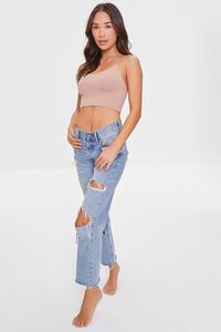 TAUPE Dual Cami Strap Bralette, image 4