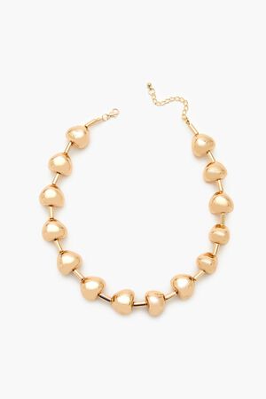 GOLD Round Beaded Necklace, image 1
