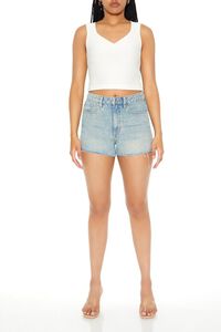 WHITE Cropped Tank Top, image 4