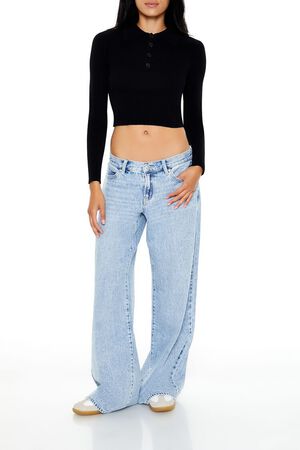 SEASHELL Ribbed Knit Cropped Sweater, image 2