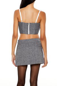 GREY/MULTI Cropped Tweed Combo Cami, image 5