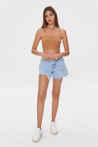 SAFARI Textured Sweater-Knit Cropped Cami, image 4