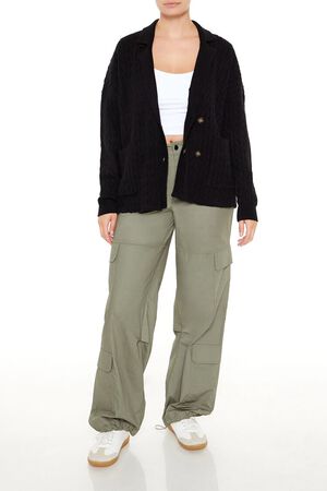 ROOT BEER Double-Breasted Cardigan Sweater, image 2