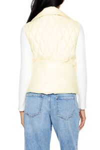 EGRET Quilted Rhinestone Fringe Vest, image 5