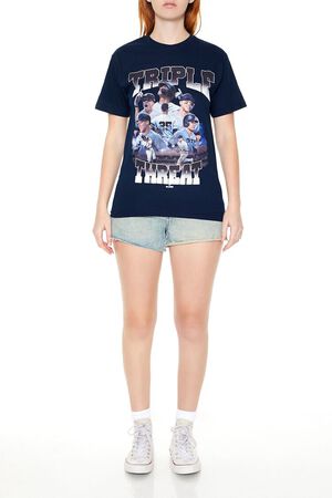 NAVY/MULTI Triple Threat MLB Graphic Tee, image 2