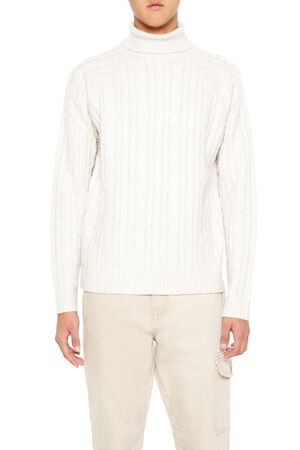 CREAM Cable Knit Turtleneck Sweater, image 1
