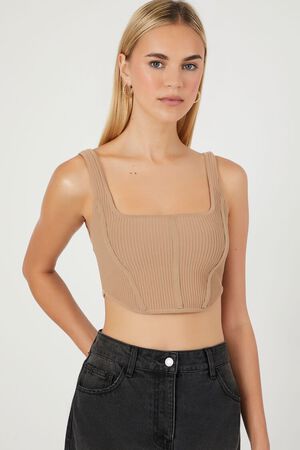 TOAST Sweater-Knit Crop Top, image 1