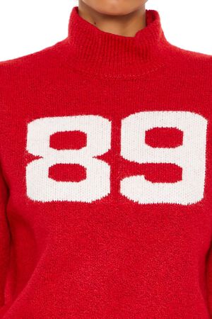 RED/WHITE 89 Turtleneck Sweater, image 3