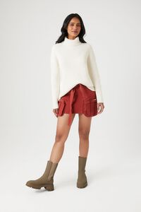BRICK Twill Utility Cargo Mini Skirt, image 5